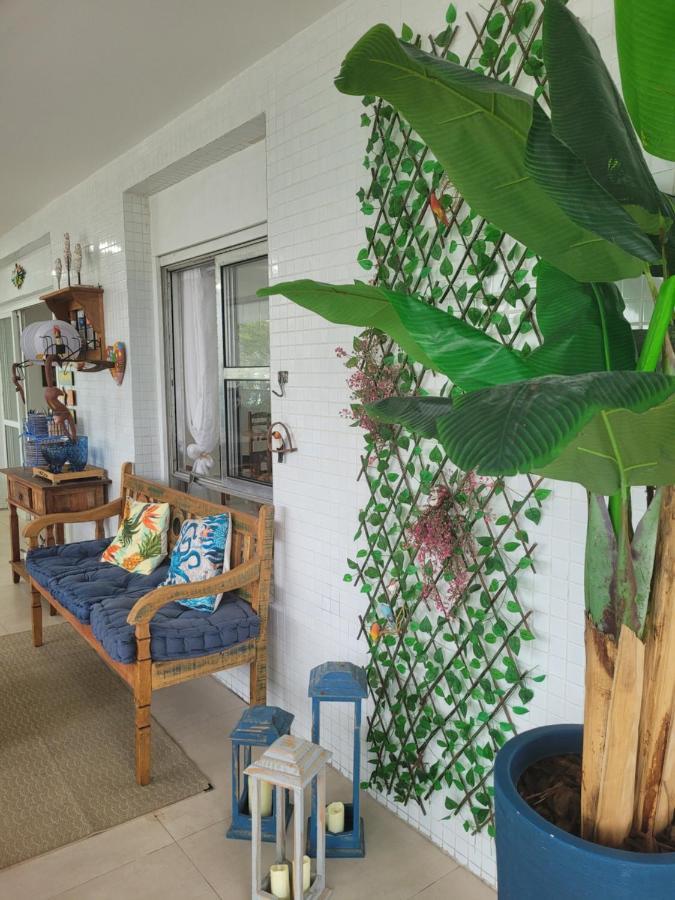Exclusiva Varanda pé na areia Pitangueiras Guarujá Exterior foto